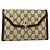 Clutch in pelle beige Gucci Dionysus