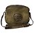 Borsa a tracolla in pelle verde Fendi Baguette