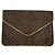 Clutch in cotone dorato Dior DiorAddict D'oro