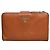 Prada Orange Leather Wallet