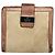 Cartera de cuero beige entrelazada de Gucci