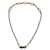Collana in acciaio dorato Givenchy D'oro