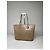 Borsa in pelle beige Issey Miyake - vista 2