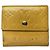 Portafoglio in pelle gialla Louis Vuitton Metis Giallo