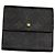 Cartera de cuero marrón Iris de Louis Vuitton Castaño