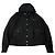 Chaqueta de algodón negra Versace Jeans Couture Negro