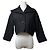 Abrigo trench de lana negra Balenciaga Negro