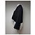 Abrigo trench de lana negra Balenciaga Negro - vista 3