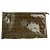 Fendi Baguette Clutch aus braunem Lackleder