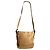 Borsa a mano in pelle marrone Sufflette Signature di Coach