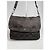 Borsa a mano in cotone marrone Sufflette Signature di Coach - vista 2