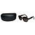 Gafas de sol de plástico marrón Salvatore Ferragamo Castaño