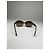 Gafas de sol de plástico marrón Salvatore Ferragamo Castaño - vista 3