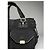 Borsa a mano in cotone nero Chloé Aurore - vista 4