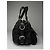 Borsa a mano in cotone nero Chloé Aurore - vista 5