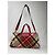 Borsa a mano in lana rossa Burberry Rosso - vista 4