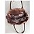 Autre Marque Borsa in pelle marrone non firmata - vista 2
