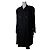 Autre Marque Abrigo trench de algodón negro Kansai Yamamoto