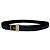 Christian Dior Cinturón de cuero negro Dior Homme
