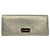 Autre Marque Non Signé / Unsigned Silver Leather Wallet Silvery