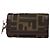 Borsa in cotone marrone Fendi Baguette