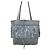Borsa in pelle blu Miu Miu