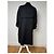 Courreges Abrigo trench de lana negra Courrèges Negro - vista 4