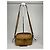 Borsa a mano in pelle beige Loewe Flamenco - vista 2