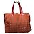 Chanel Cambon roter Polyester-Handtasche