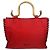 Autre Marque Borsa a mano in cotone rosso Samantha Thavasa