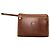 Céline Celine Triomphe Vintage Braune Leder Clutch Tasche