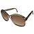 Gafas de sol de plástico marrón Lanvin Castaño