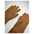 Dior braune Lederhandschuh  - Ansicht 5