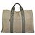 Borsa a mano in cotone beige di Hermès