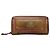Cartera de cuero marrón Burberry Castaño