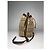 Borsa a secchiello in pelle beige Burberry Lola - vista 4