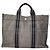 Borsa a mano in cotone grigio di Hermès