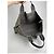Borsa a mano in cotone grigio di Hermès - vista 3