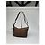 Bolso de mano de cuero marrón Sufflette Signature de Coach Castaño - vista 4