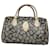 Sac à main en cuir gris Yves Saint Laurent  - vue 1