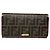 Fendi Baguette braune Lederbörse