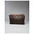 Céline Clutch in pelle marrone Celine Triomphe - vista 3