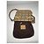 Borsa a mano in pelle marrone Sufflette Signature di Coach - vista 3