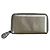 Billetera de cuero plateada Bottega Veneta Plata