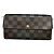 Cartera de cuero marrón Insolite de Louis Vuitton Castaño