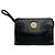 Clutch in pelle nera Gianni Versace Nero
