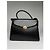 Autre Marque Borsa in pelle nera non firmata Nero - vista 5