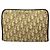Borsa a tracolla in cotone marrone Saddle di Dior