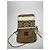 Borsa a mano in cotone beige Sufflette Signature di Coach - vista 3