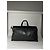 Borsa da viaggio in pelle nera Issey Miyake - vista 4